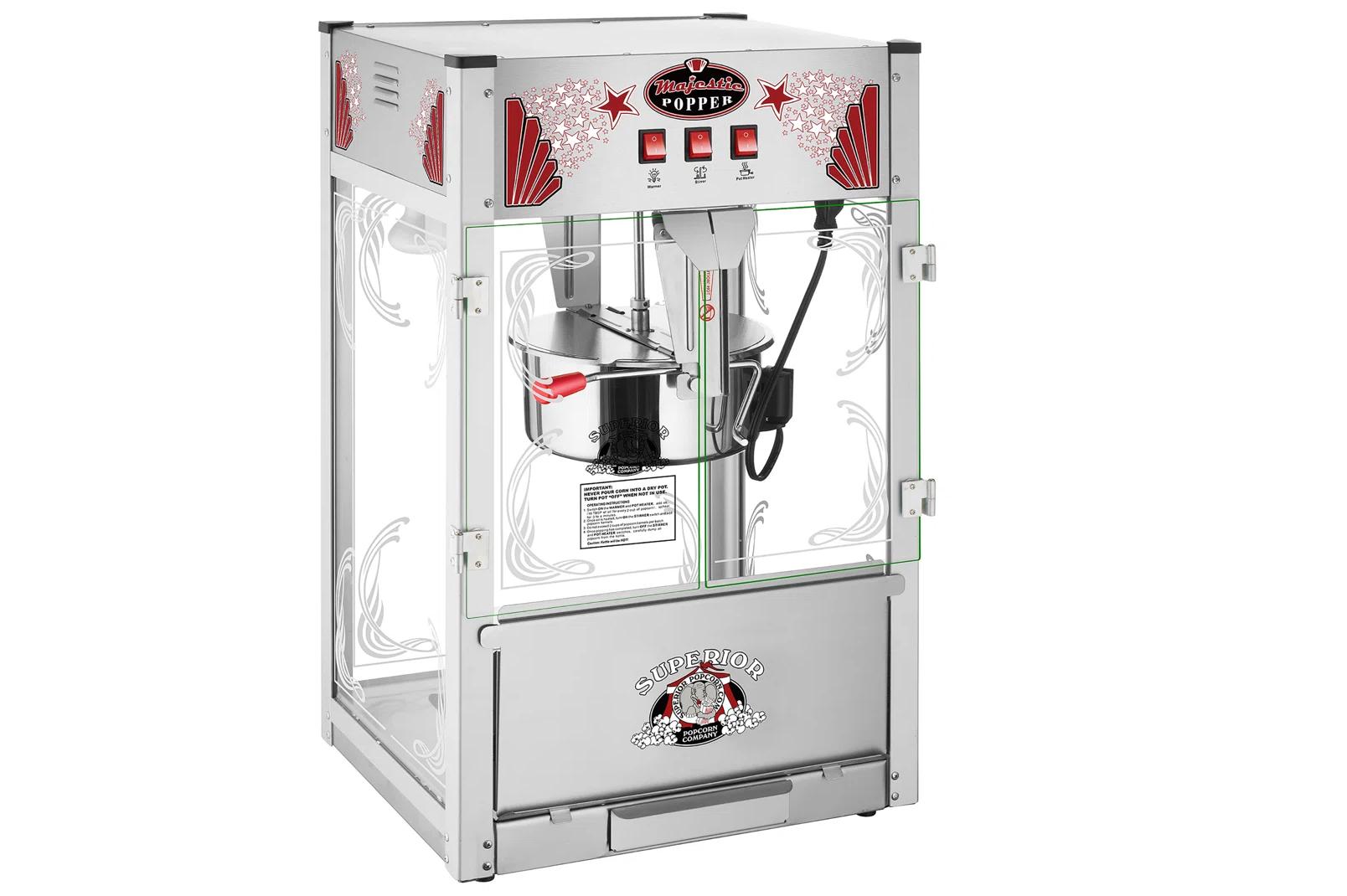 16 oz Popcorn Machine Party Games rentals Winnipeg Manitoba and Kenora Ontario