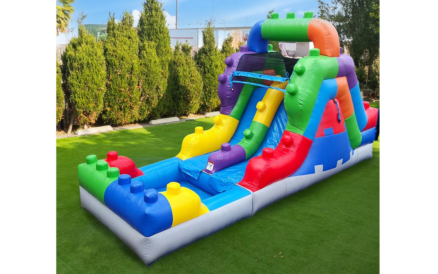42' Mega Blocks Obstacle Course Bouncy Castle party rentals Ottawa Ontario and Gatineau Quebec