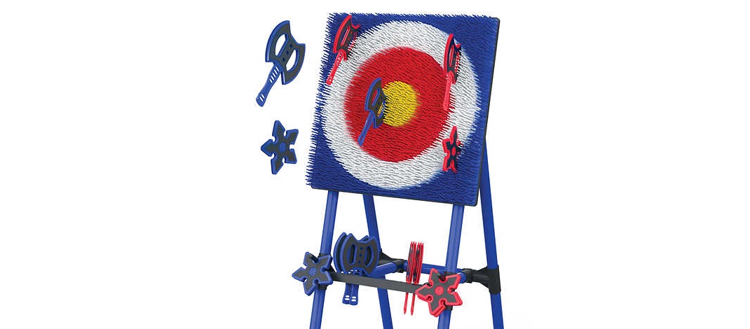 Axe Throw Set with Throwing Stars Game party rentals Ottawa Ontario and Gatineau Quebec