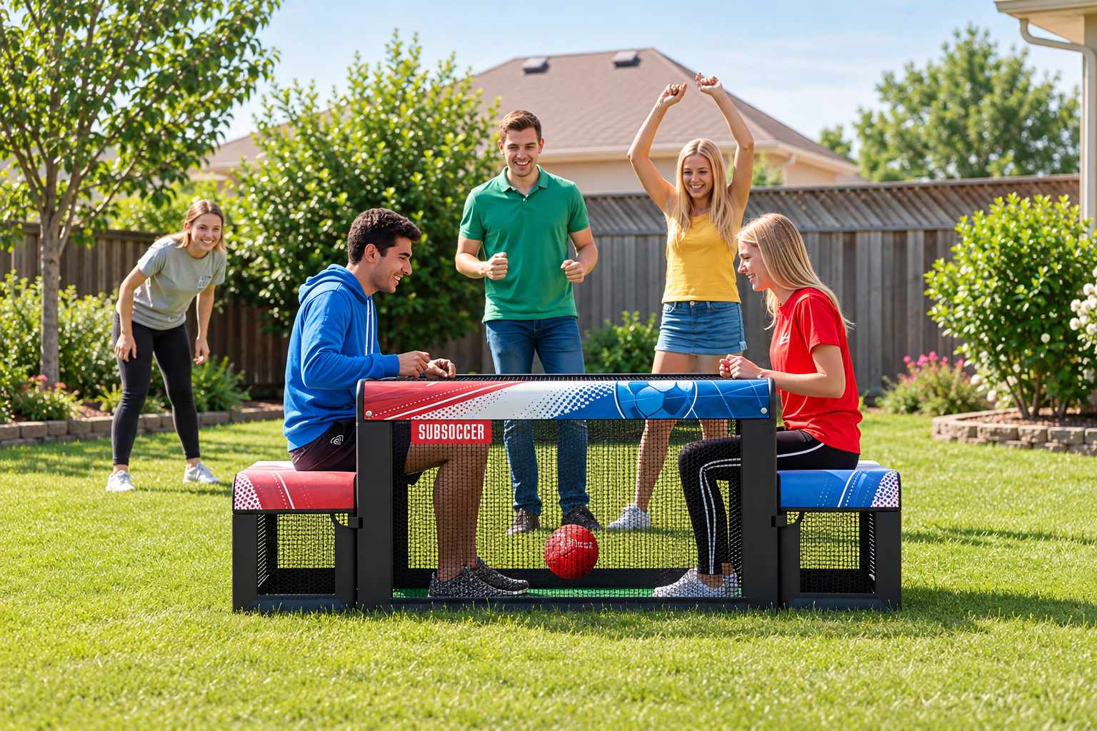 Bench soccer game rental in Ottawa Ontario for parties schools corporate events and family gatherings