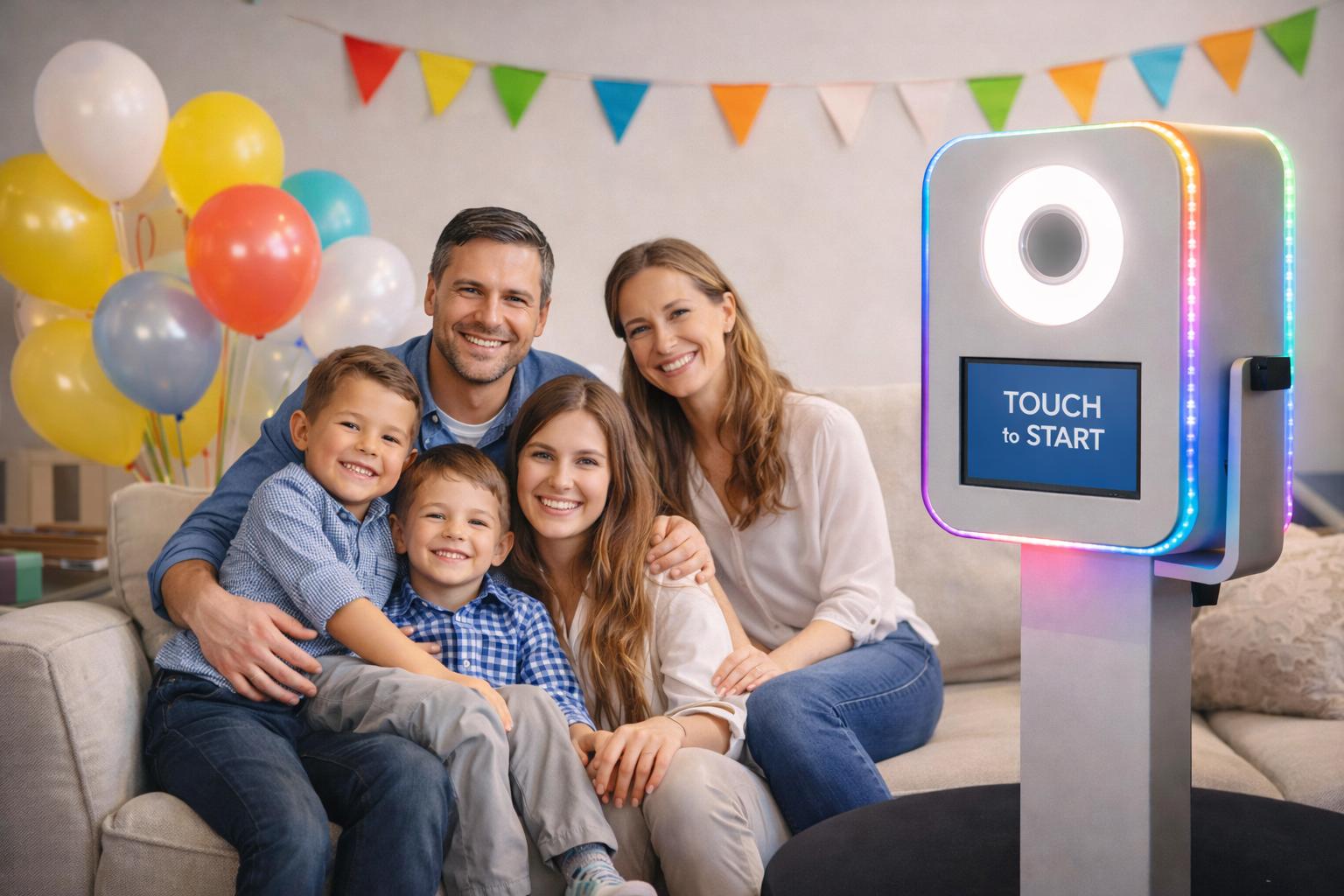 DSLR digital booth setup for weddings in Ottawa Ontario