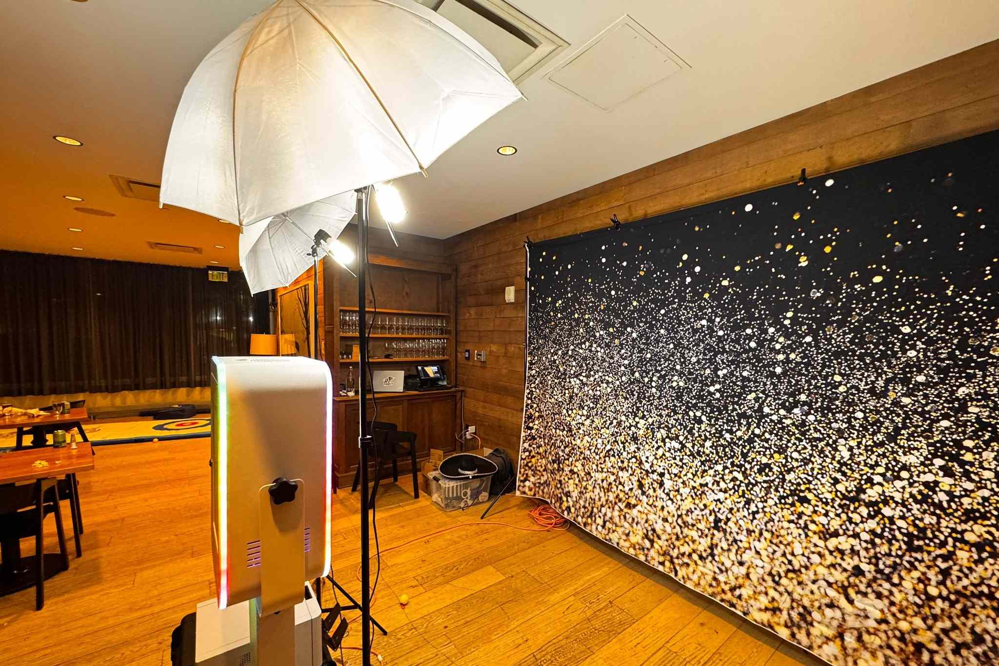 Photo booth rental setup for Ottawa corporate and school events