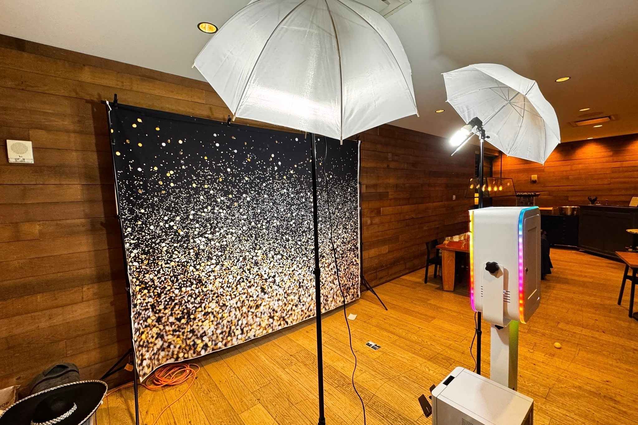 DSLR photo booth with props and backdrop for parties in Ottawa Ontario