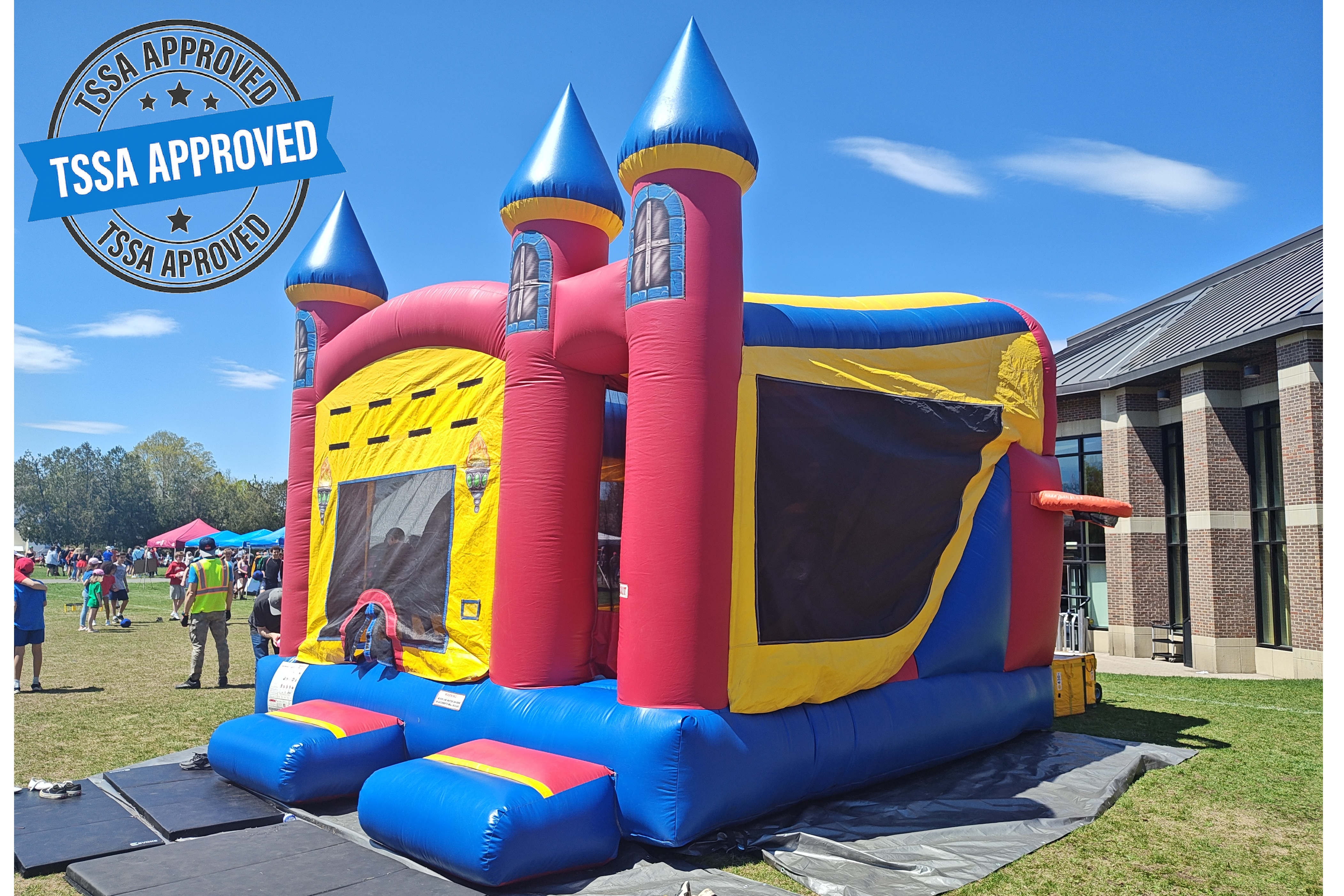 Excalibur Bounce House and Slide Combo TSSA party rentals Ottawa Ontario and Gatineau Quebec