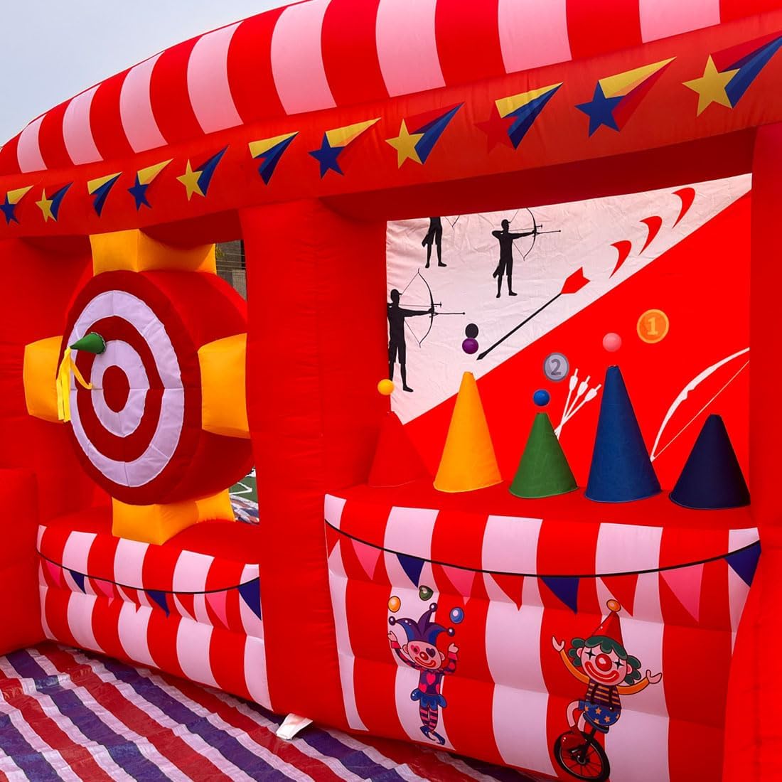 Inflatable Archery + Dart Range Party Game rentals Ottawa Ontario and Gatineau Quebec