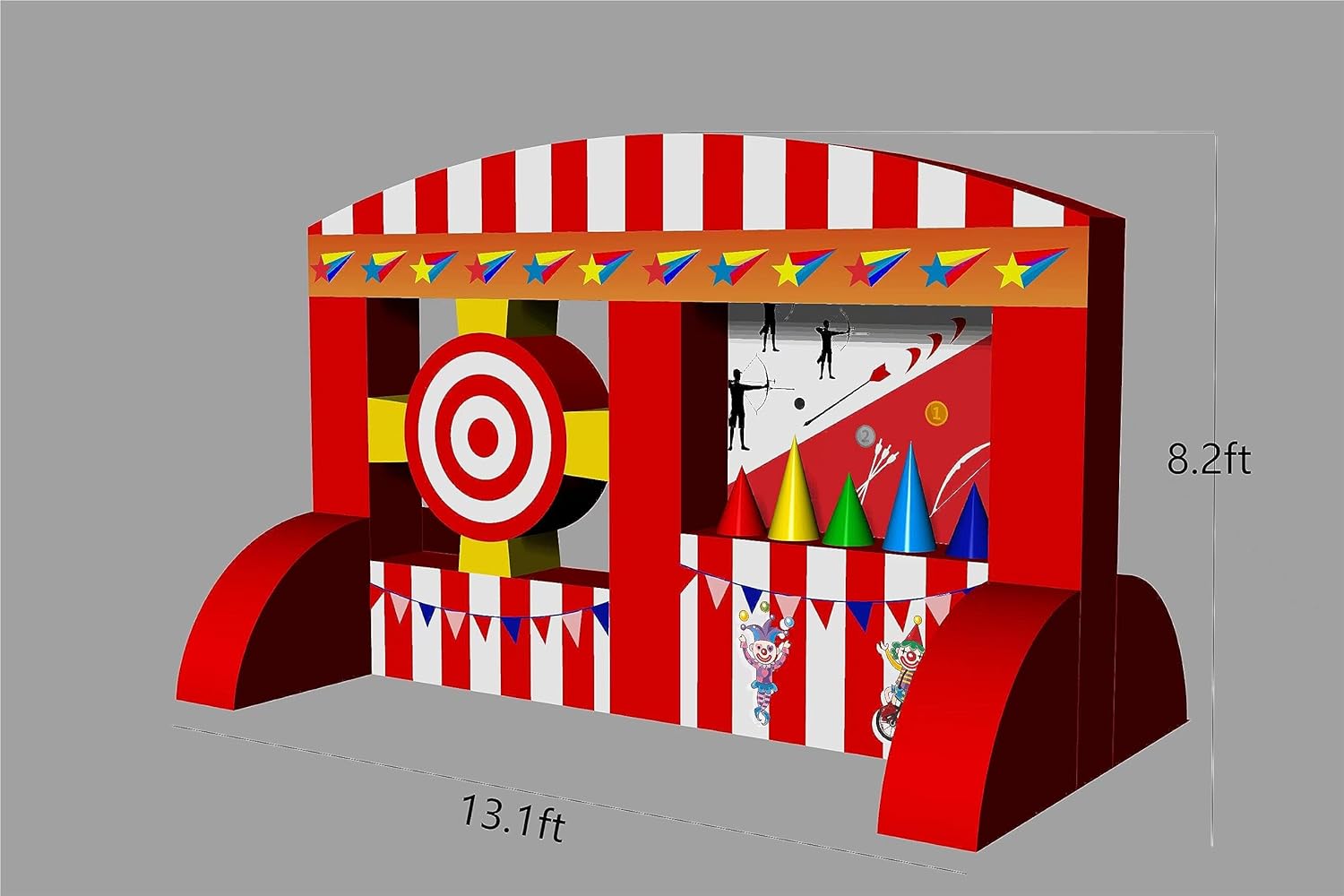 Inflatable Archery + Dart Range Party Game rentals Ottawa Ontario and Gatineau Quebec