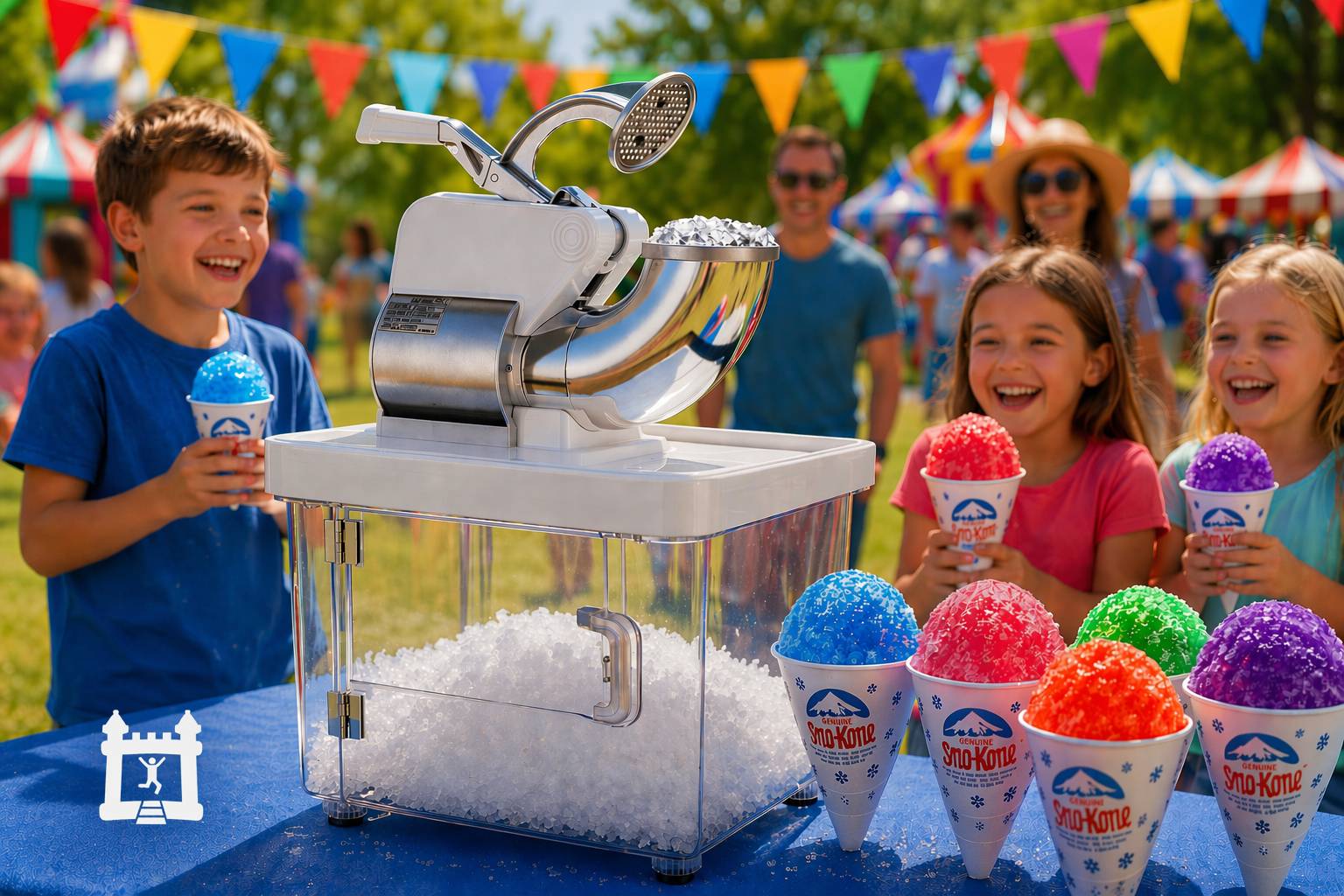 Snow cone machine rental in Ottawa Ontario for summer parties school events fundraisers and festivals