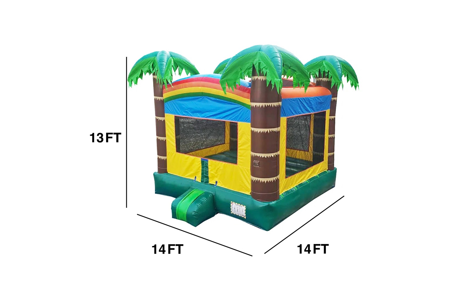 Tropical Jump Bouncy House Rental party rentals Ottawa Ontario and Gatineau Quebec