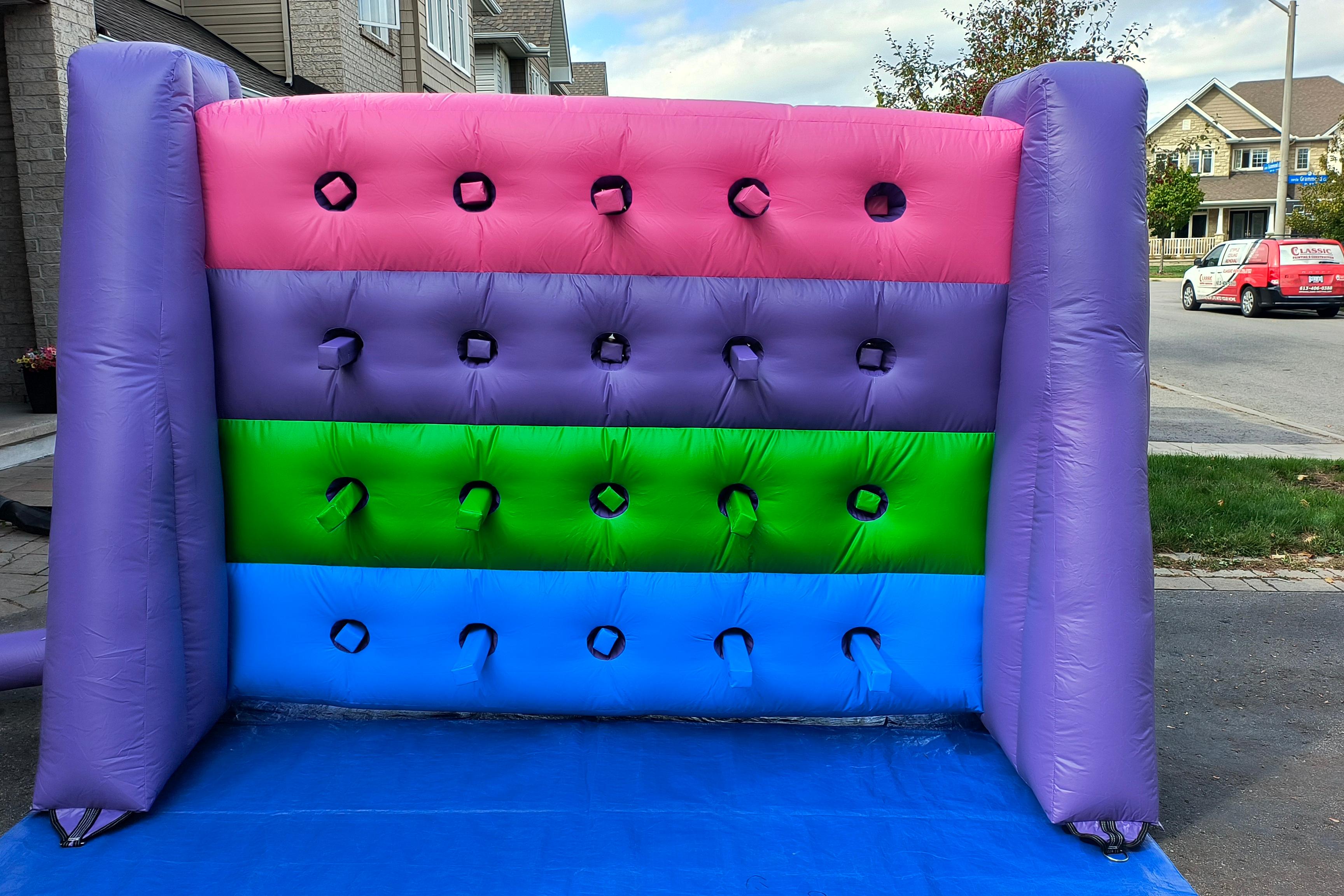 Interactive Whack a Wall inflatable game rental Ottawa Ontario