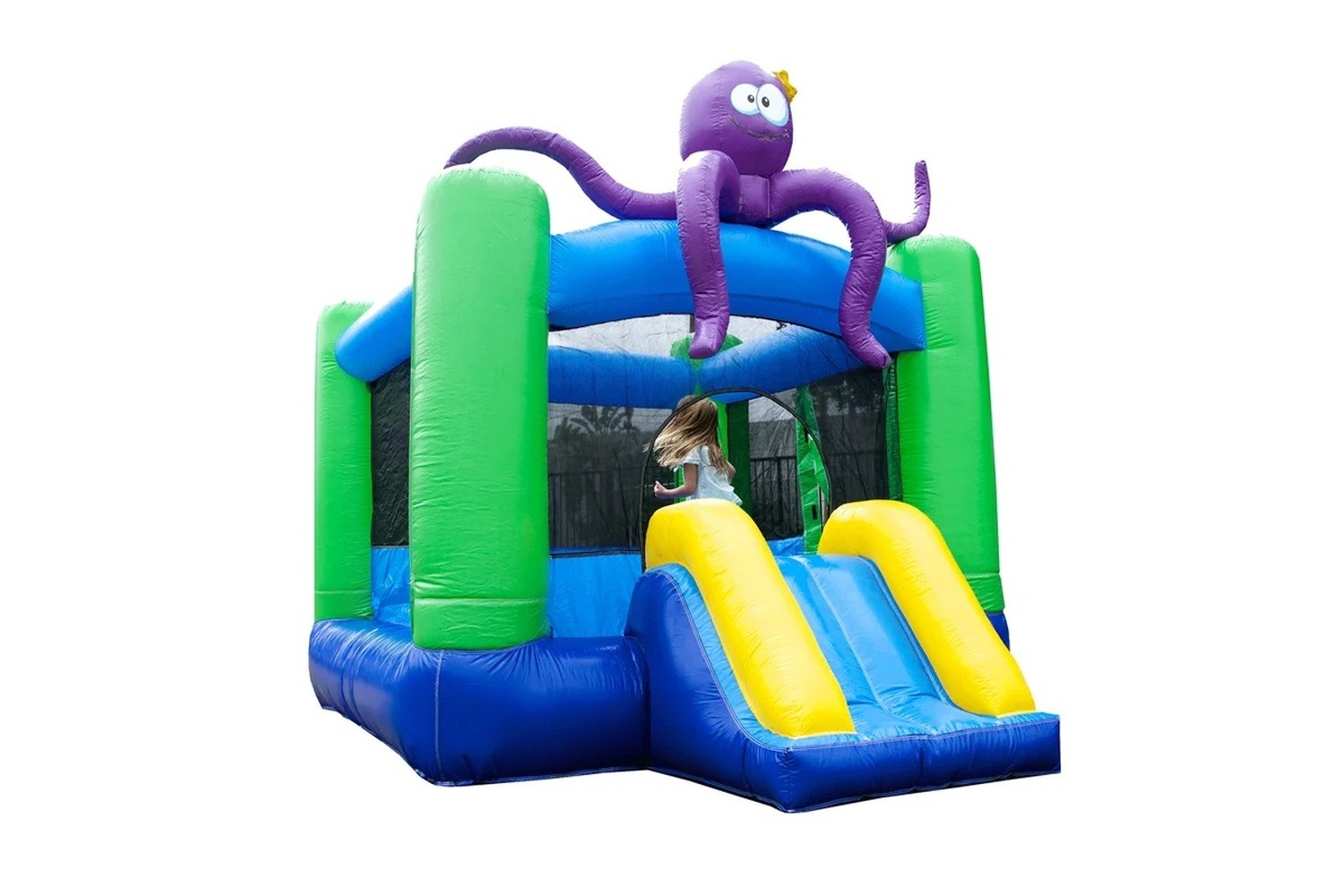 Octopus Bounce House side entrance and play area rental Ottawa Gatineau