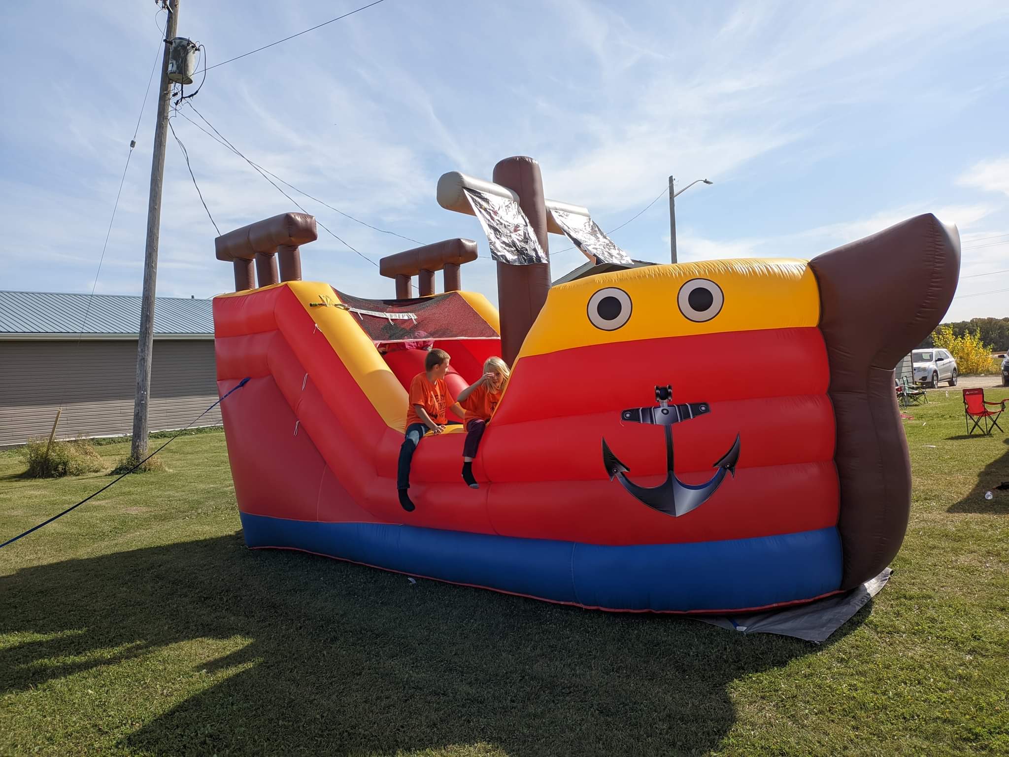 Pirate Ship Inflatable Bouncer / Waterslide party rentals Ottawa Ontario and Gatineau Quebec